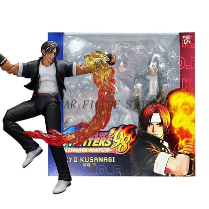 19cm The King of Fighters Kyo Kusanagi Action Figure Storm Toys KOF '98UM Iori Yagami Figurine PVC Model Movable Figures Gifts