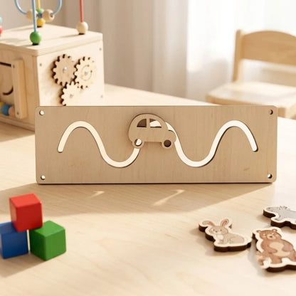DIY Montessori Busy Board Accessories, Wooden Sensory Educational Toy, Fine Motor Skills & Cognitive Training Learning Toy for K