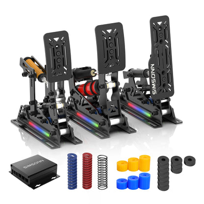 SIMSONN PRO X Ultra Sim Racing Pedals Pressure Sensor Pedal PC Racing Simulator Pedals Support VAM Series Vibration Motor