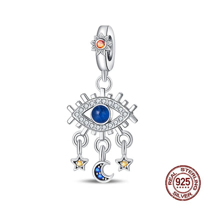 100% 925 Sterling Silver Tarot Collection Pendant DIY Hourglass Beads Fit Pandach Original Bracelet Women Jewelry Birthday Gift