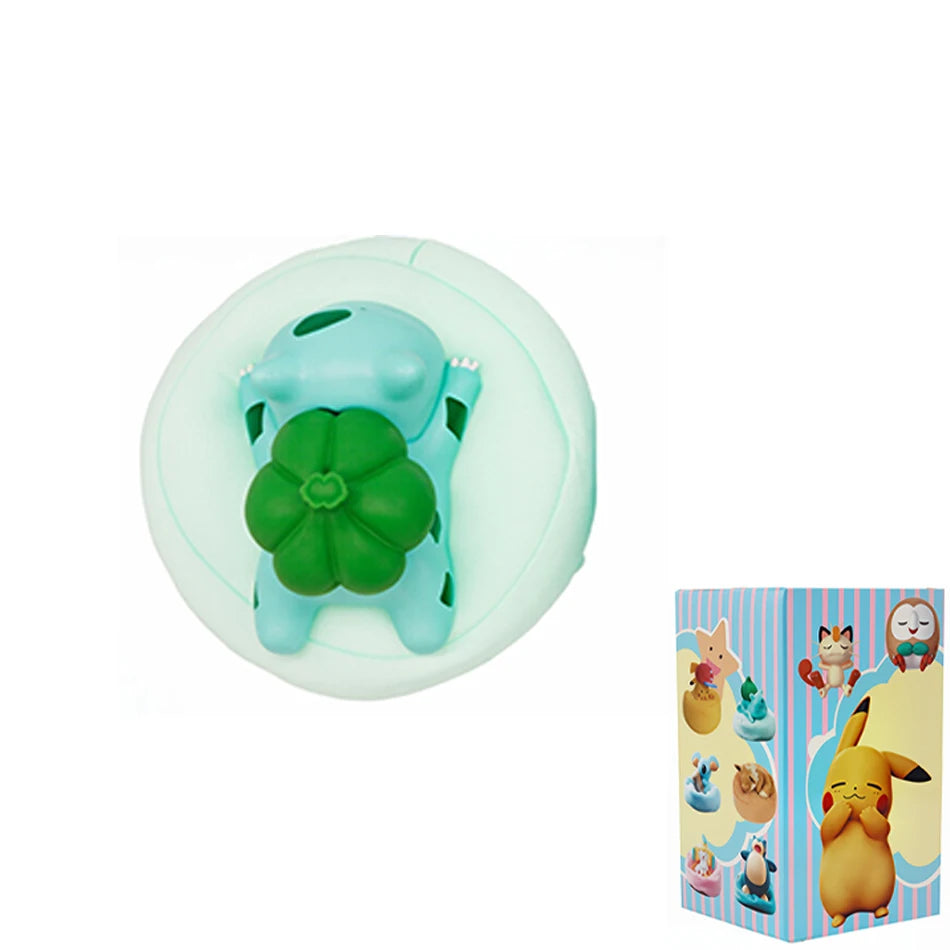 Anime Pokémon Blind Box Model Figure 1-12 Pcs Pikachu Sleep Series Interior Hand Sleeping Position Toys Gift for Sfriends