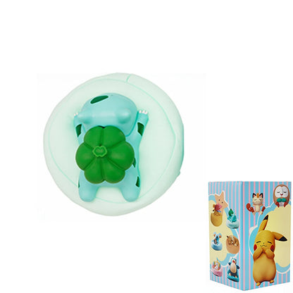 Anime Pokémon Blind Box Model Figure 1-12 Pcs Pikachu Sleep Series Interior Hand Sleeping Position Toys Gift for Sfriends
