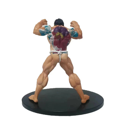 Anime Figure Hanma Baki Hanma Yujiro Hanayama Kaoru Figure Hanma Baki Fighting Action Figures Doll PVC Model Statue Gift 15-22cm