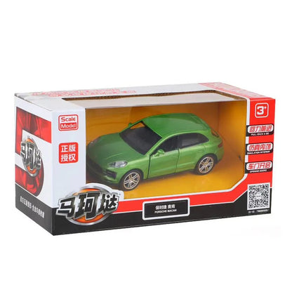 1:36 MACAN SUV High Simulation Alloy Diecast Car Model Toy With Pull Back For Children Gifts Toy Collection F244