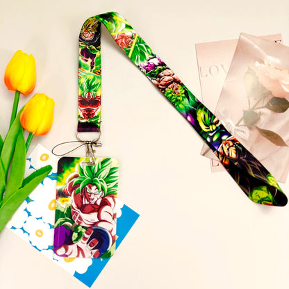 Wholesale Anime Movie Dragon Ball Lanyard Keys Neck Strap Card Badge Gym Key Chain Lanyard Key Holder DIY Hang Rope Keyrings