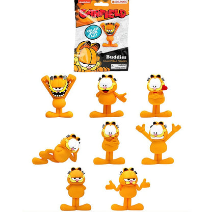 1PC Garfield Officially Licensed 3D Figurine Blind Bag Cute Character Doll Random One Desk Display Ornament Fun Collectible