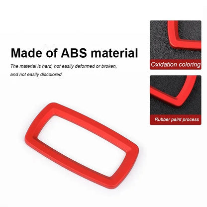 Car Trunk Switch Button Trim Frame Sticker For Porsche Cayenne Macan Panamera 2013 2014-2016 2018 2019 2020 2021 2022 2023 2024