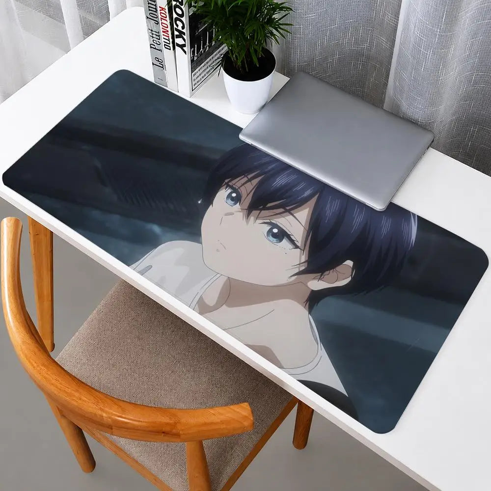 Patlabor Noa Izumi Mouse Pad Mouse Pad Anti-Slip Rubber Base Extended Desk Mat For Gamers Office Computer Accessories