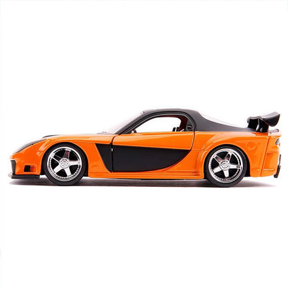 In Stock JADA 1:32 Fast & Furious 1997 Mazda RX-7 Han's Ride Alloy Die-cast Car Model Original Box Gifts Collecting hobbies