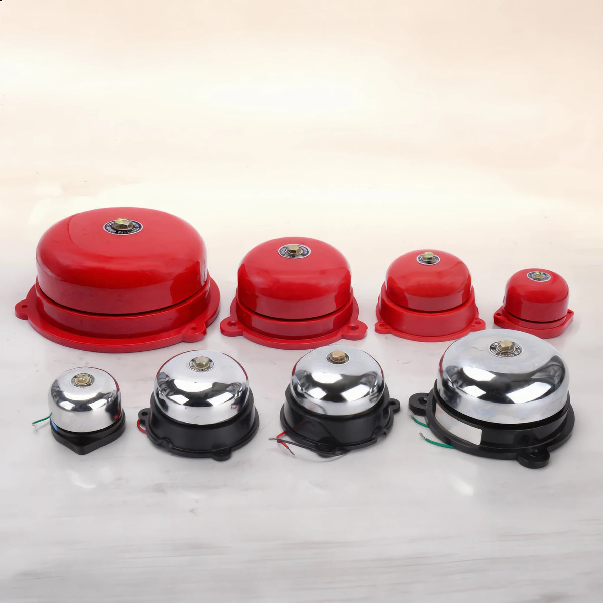 2/3/4/6 Inch Internal Strike Electric Bell AC110/220V DC12/24V High Decibel Loud Sound Alarm Doorbell School Factory Household
