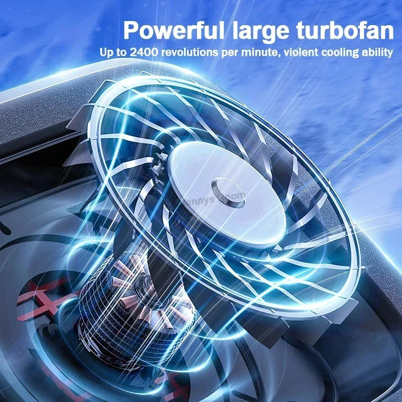 MEMO FL08 7 Angle Adjustable Notebook Powerful Fan Cooling Pad for 14-19'' Game Laptop Cooler Strong Wind Kickstand Base Bracket