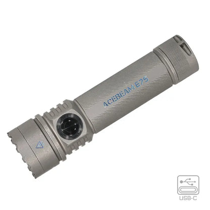 ACEBEAM E75 Quad-Core LED Flashlight USB C Rechargeable Torch With 21700 Battery 4500LM 260M Flashlights Powerful Defense Strobe