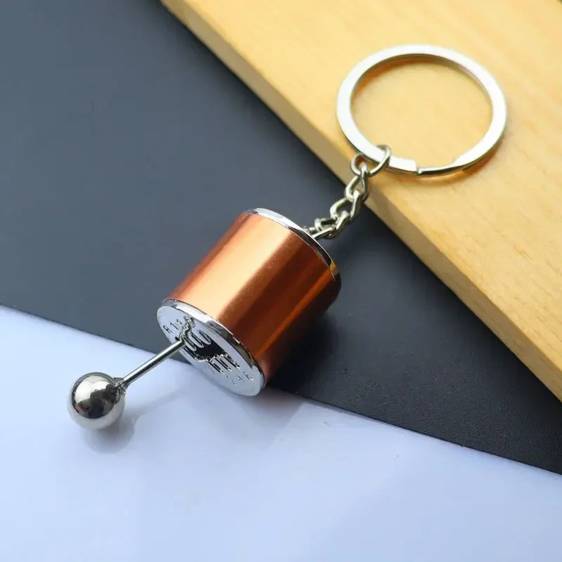 Metal Mini Car Auto Creative Wheel Keychain Parts Auto Enthusiast  Accessories KeyKeyring Ring Chain for Men Woman Lover Gift