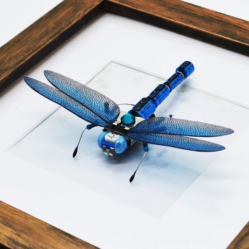 STEAM DIY Robotic Insects Science Invention Electronic Animal for School Competition Non-soldered DIY Kit Stem Toys Robot Animal