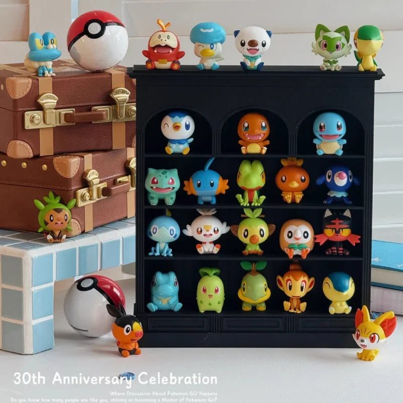 Genuine Funism X Pokémon Palmsize Wonders First Partner 30th Anniversary Blind Box Series Bulbasaur Squirtle Charmander Toy Gift