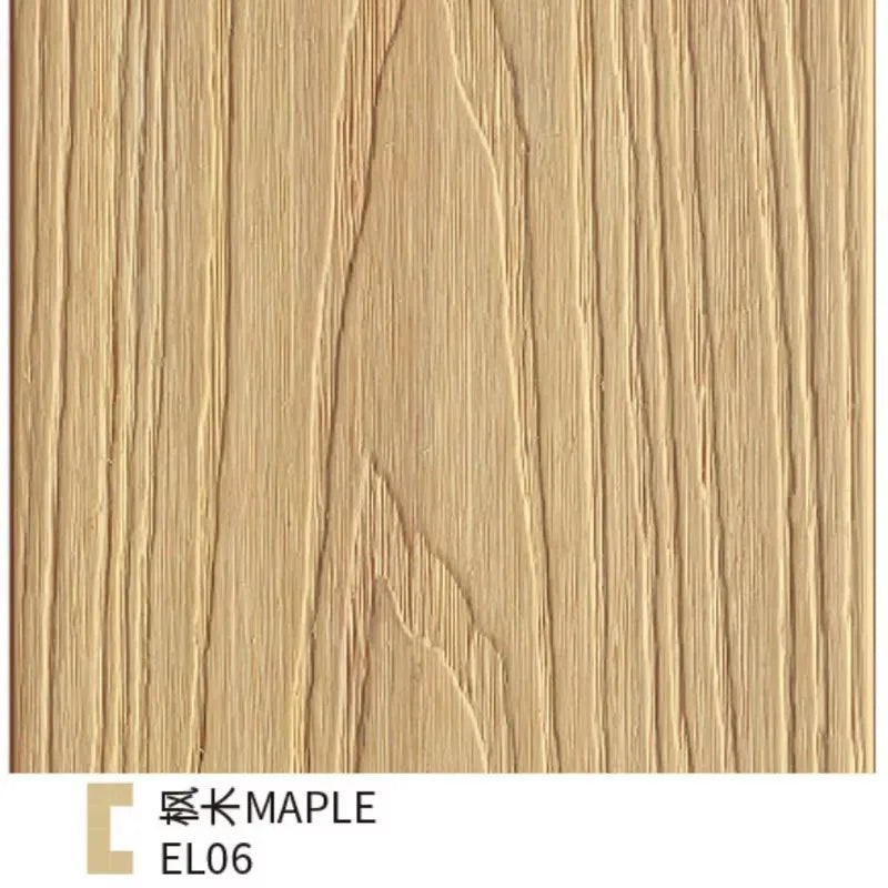 WPC Wall Panel Louver Cladding Exterior Cladding Waterproof Wood Grain Villa Garden Yard Patio Backyard Outdoor Privacy Modern