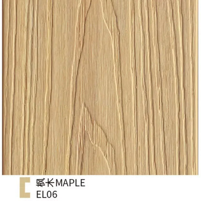 WPC Wall Panel Louver Cladding Exterior Cladding Waterproof Wood Grain Villa Garden Yard Patio Backyard Outdoor Privacy Modern