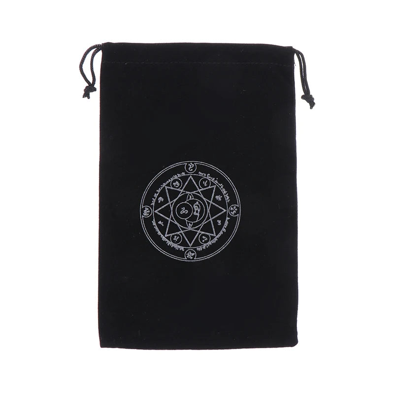 1Pc Velvet Tarots Oracle Cards Storage Bag Runes Constellation Witch Divination Accessories Jewelry Dice Drawstring Pouch