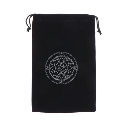 1Pc Velvet Tarots Oracle Cards Storage Bag Runes Constellation Witch Divination Accessories Jewelry Dice Drawstring Pouch
