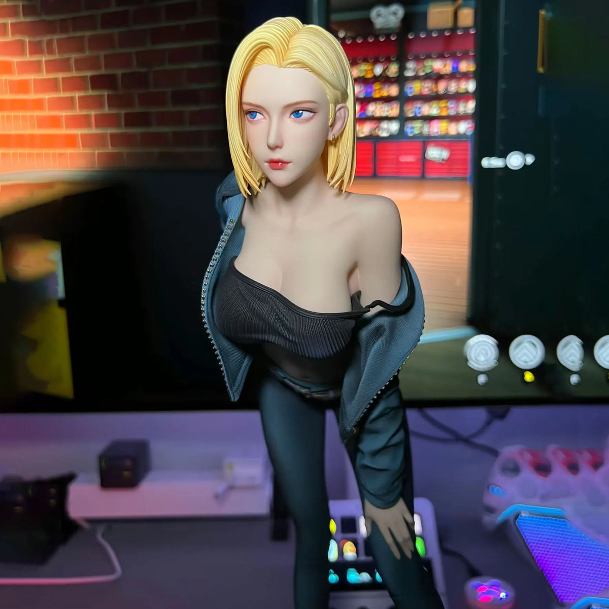 Dragon ball Android 18 Toy Collectible Statue Figure Home Decoration Ornament