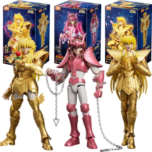 BLOKEES Original Saint Seiya Andromeda Shun PISCES APHRODITE VIRGO SHAKA CHAMPION CLASS Action Figure Assembly Model Toys Gift