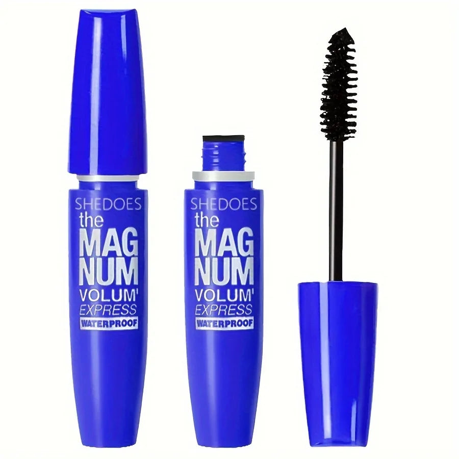 1pc  Black Mascara Thickening, Lengthening, Curling, Waterproof Liquid Fiber Mascara