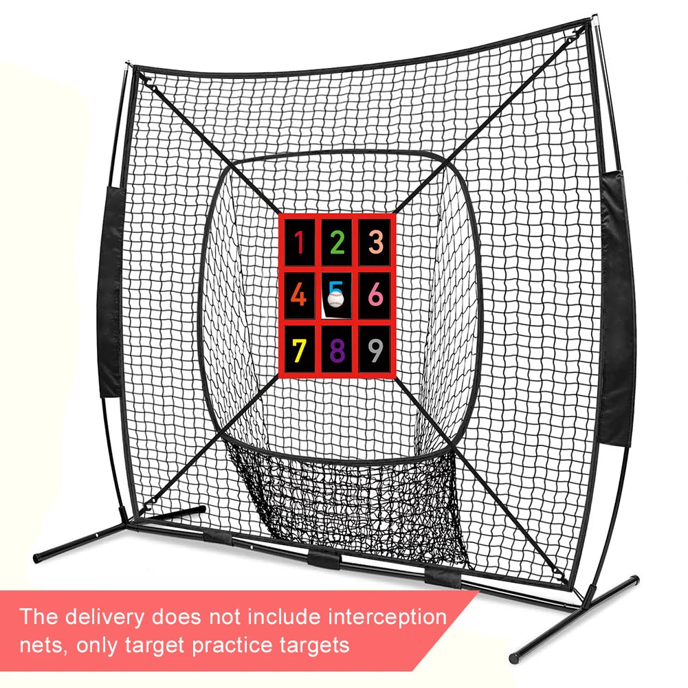 Baseball Softball Practice Net with Bonus Strike Zone Target Baseball Throwing Net Batting Net for Hitting Pitching