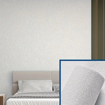 Linen Wallpaper Self-adhesive Waterproof Moisture-proof and Moldy Resistant 3D Wall Stickers Home Living Room Wall Decoration