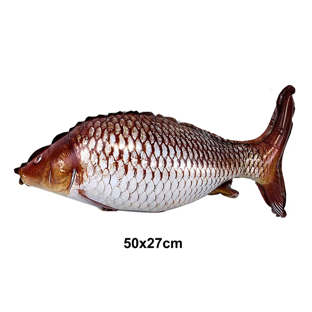 Fish Balloons Realistic Balloons Fishing Birthday Party Decor Cute Inflatable Fish Balloons for Fishing Theme Party Decorations