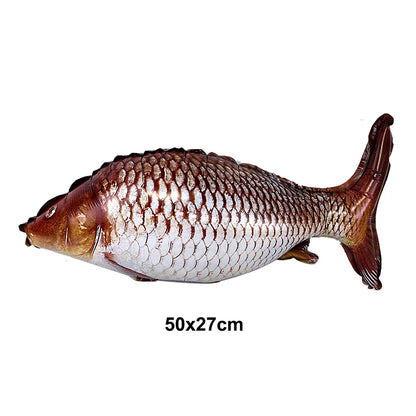 Fish Balloons Realistic Balloons Fishing Birthday Party Decor Cute Inflatable Fish Balloons for Fishing Theme Party Decorations
