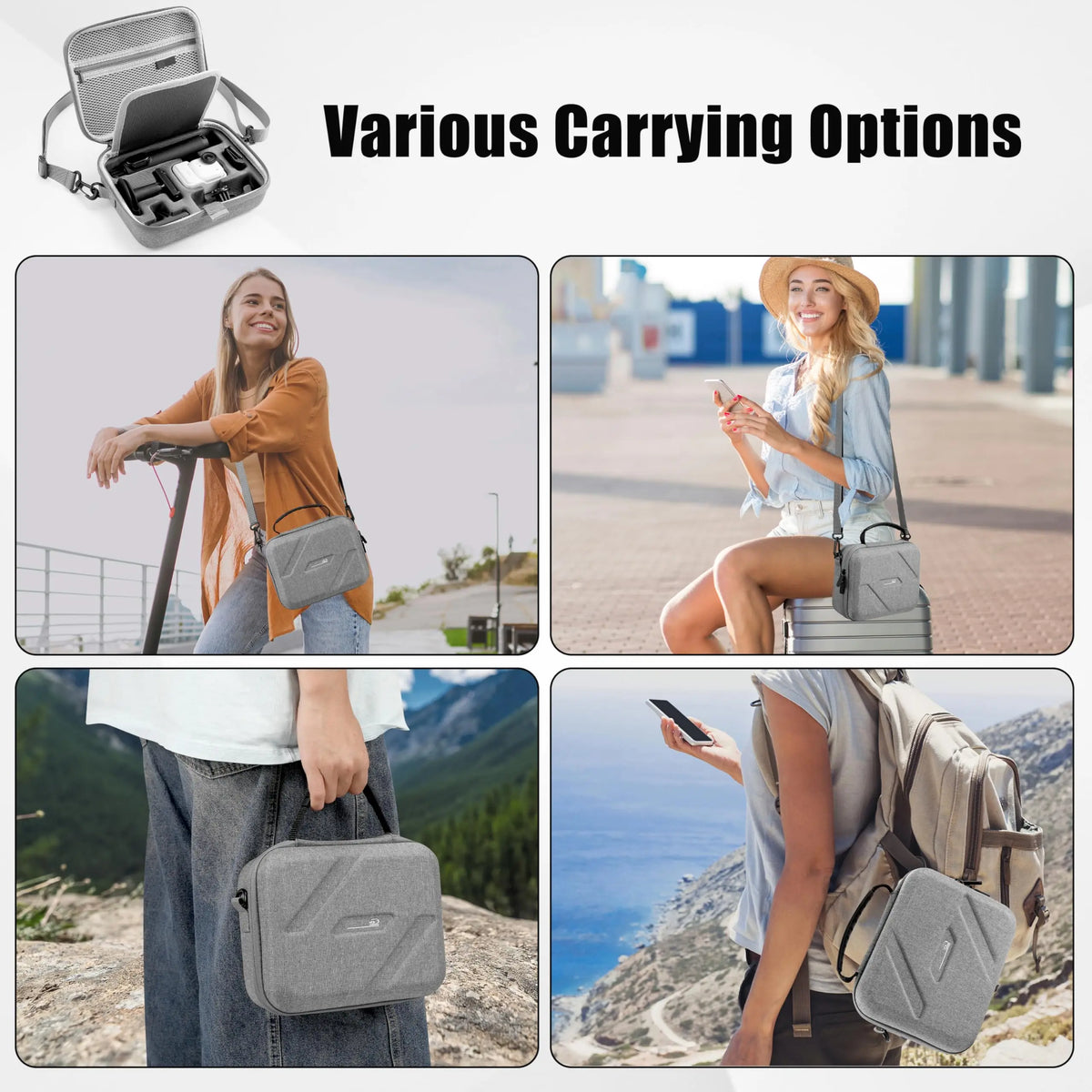 Storage Bag For Insta360 GO Ultra Carrying Case Portable Shoulder Bag Camera Kit Box For Insta360 GO Ultra Camera Accessories