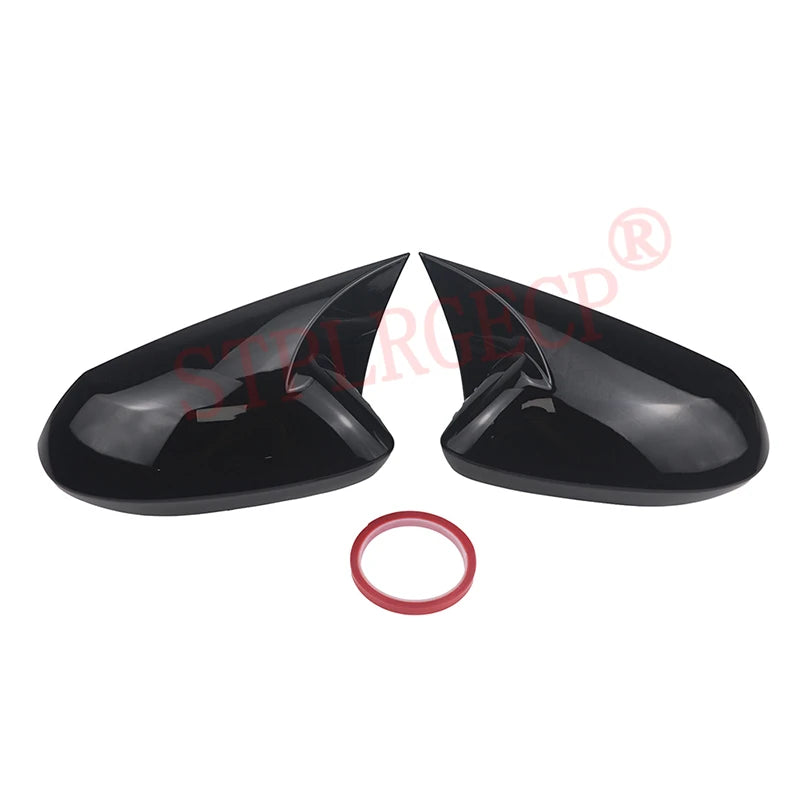 ABS 2x Mirror Cover Car Side Rearview Mirror Cap Cover Shell Sticker Black for Toyota GR Yaris RZ RC XP210 2020-2025 2026