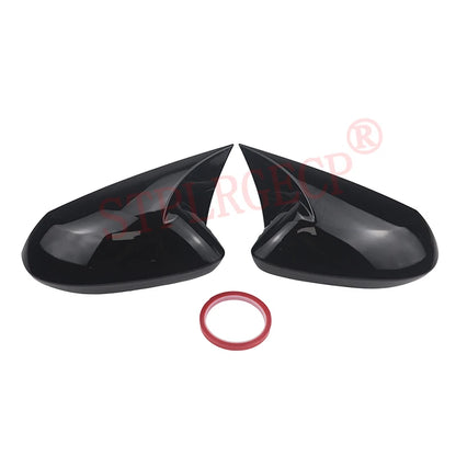ABS 2x Mirror Cover Car Side Rearview Mirror Cap Cover Shell Sticker Black for Toyota GR Yaris RZ RC XP210 2020-2025 2026