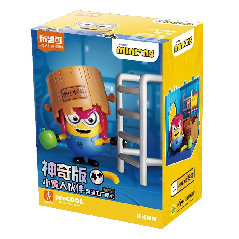 Original Blokees Minions PreCOOL Series Jelly Factory & Minions Celebration Party blind box Peripheral Collect Toys Boy Gifts