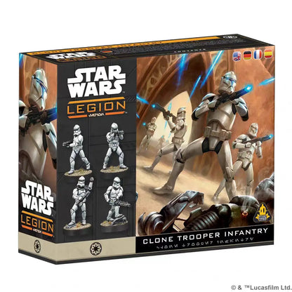 Authentic Star Wars Legion SWQ Series Army Hero Anakin Obiwan 501 Unassembled Unpainted Mini Desktop Strategic War Game