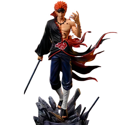 24cm Naruto Figure Action figure Pain Akatsuki Shinra Tensei GK Statue Model Toys Anime Figures Collections Ornament Dolls Gifts