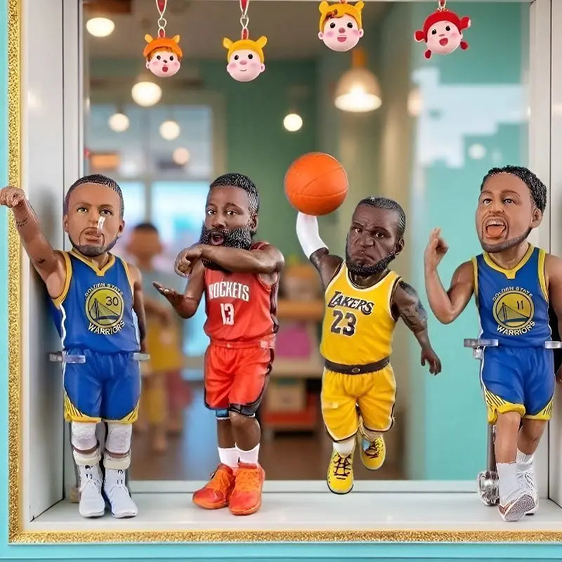 Basketball superstar James Curry Harden figure model statue ornament doll boy gift