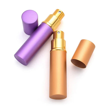 10ml Aluminum Perfume Bottle Refillable Travel Perfume Atomizer Mini Spray Bottle Empty Parfume Atomiser Sprayer