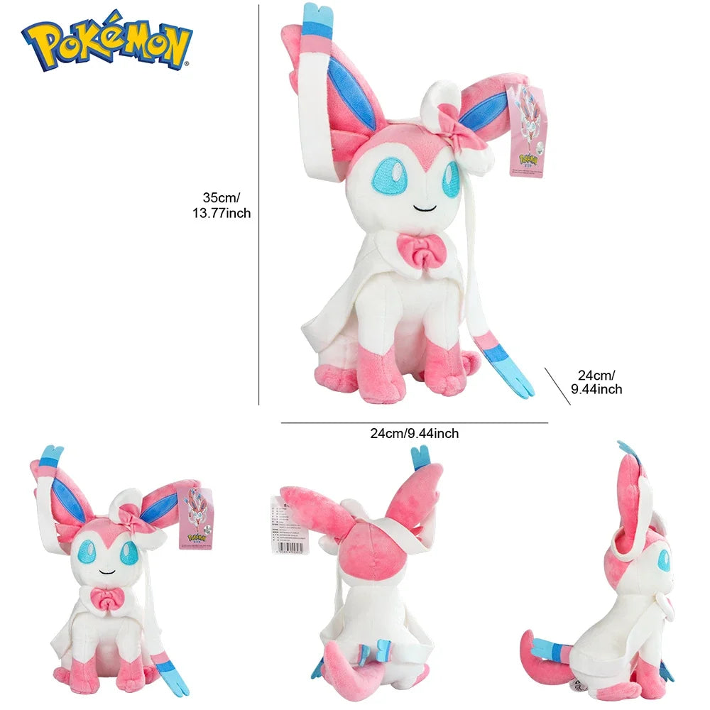 Eevee Plush Toys Stuffed Animal Game for Collectible Gift Soft Plushies Cartoon Character