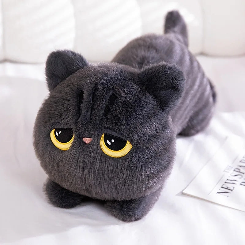 Adorable New Plush Cat Toy - Super Cute Kitty Pillow, Bed Hugger, Sleeping Blanket Doll, Birthday Gift for Kids