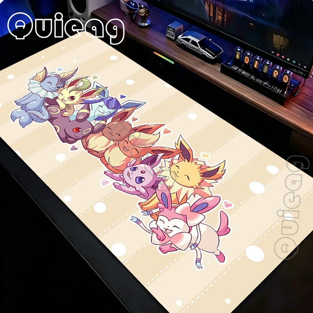 Pokemon Mouse Pad Keyboard Mat Laptop PC Gaming Rubber Extended DeskMats
