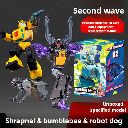 AULDEY Transformers Action Figure Collectible Toy Optimus Prime Megatron Blind Box Set with Movable Joints Design Model Gift Set