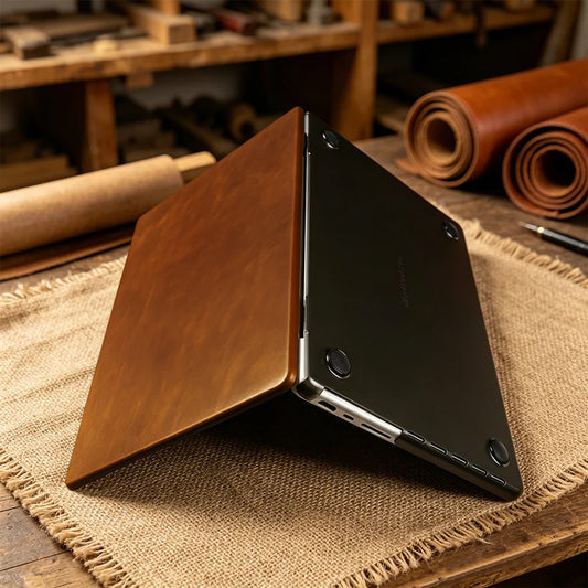Genuine Leather Laptop Case for Macbook A18 A3404 Air 13 A3240 A3449 Air 15 A3448 A3241 Pro 16 A3428 A3429 Pro 14 A3426 A3427