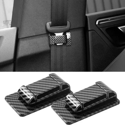 Car Safety Belt Limiter Seat Belt Fixed Buckle Stopper Clip Spacing Limit Adjusting Device SeatBelt Non-slip Buckles Accessories