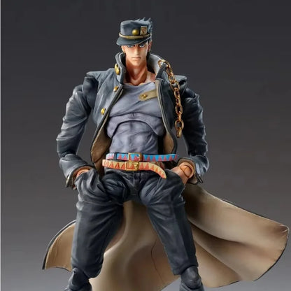 Jojo's Superimage Bruno Kujo Jotaro Apaki Movable Action Figure - Collectible Shouban Model Toy for Fans of Wonderful Adventure