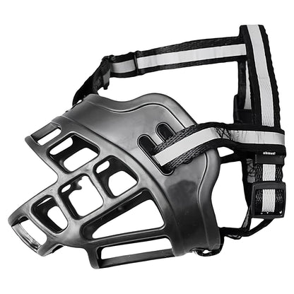 Reflective Dog Muzzle, Pet Anti-Bite Bark Mask for Medium Large Dogs, Pet Dog Bark Stopper, 1PC