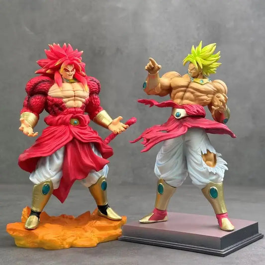 Dragon Ball Broly Figure Set Super Saiyan 4 Broly Statue Anime Action Figures Pvc Pc Case Desktop Collectible Car Ornament Gift