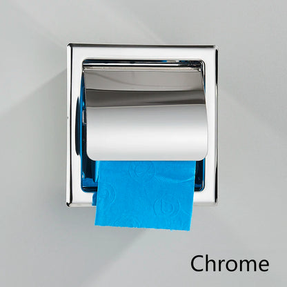 Bathroom Toilet Paper Holder 304 Stainless Steel Waterproof Roll Paper Box Black Tissue Box Holder Bathroom Hardware Accessories