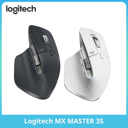Logitech MX Master 3S Wireless Bluetooth Mouse Ultra-Quiet Electromagnetic Scroll Wheel 8000DPI Flow Cross-Device Ergonomic
