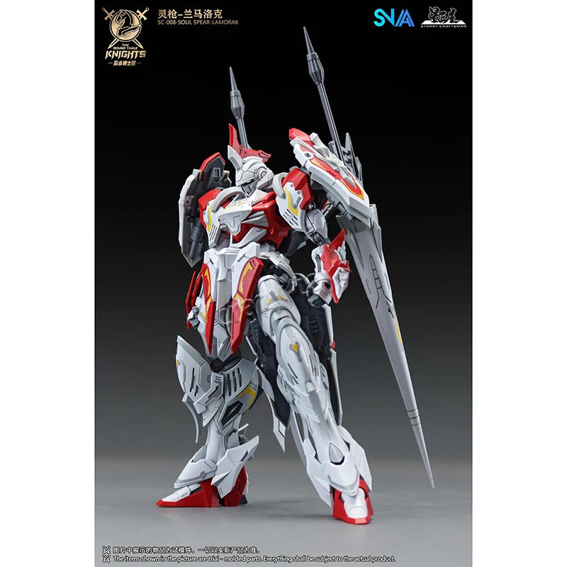 【In Stock】SNAA Round Table Knights Greatsword Tristan Percival Lamorak Gawain 1/144 Plastic Model Kit Action Figure Toy Gift